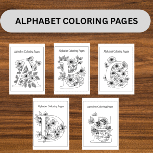 Alphabet Coloring Fun Pages