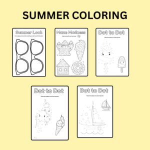 Summer Fun Coloring Pages