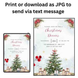 snowy Christmas invite 4